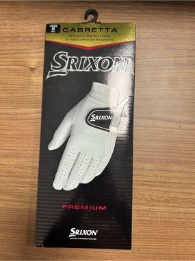 Srixon Premium Ladies White Cabretta Leather Golf Glove - Left Hand